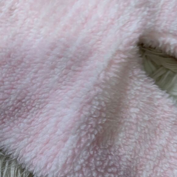 Triboro Infant baby body suit hooded catsuit pink 0-3 mos fuzzy soft 3496 - Picture 11 of 11